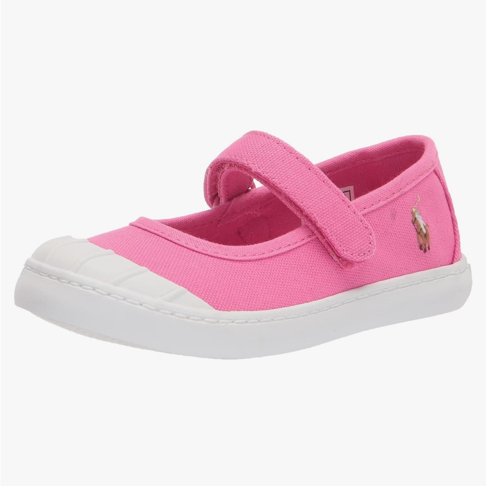 NIB Ralph Lauren Ralph Lauren Pink Canvas Ballet Flat